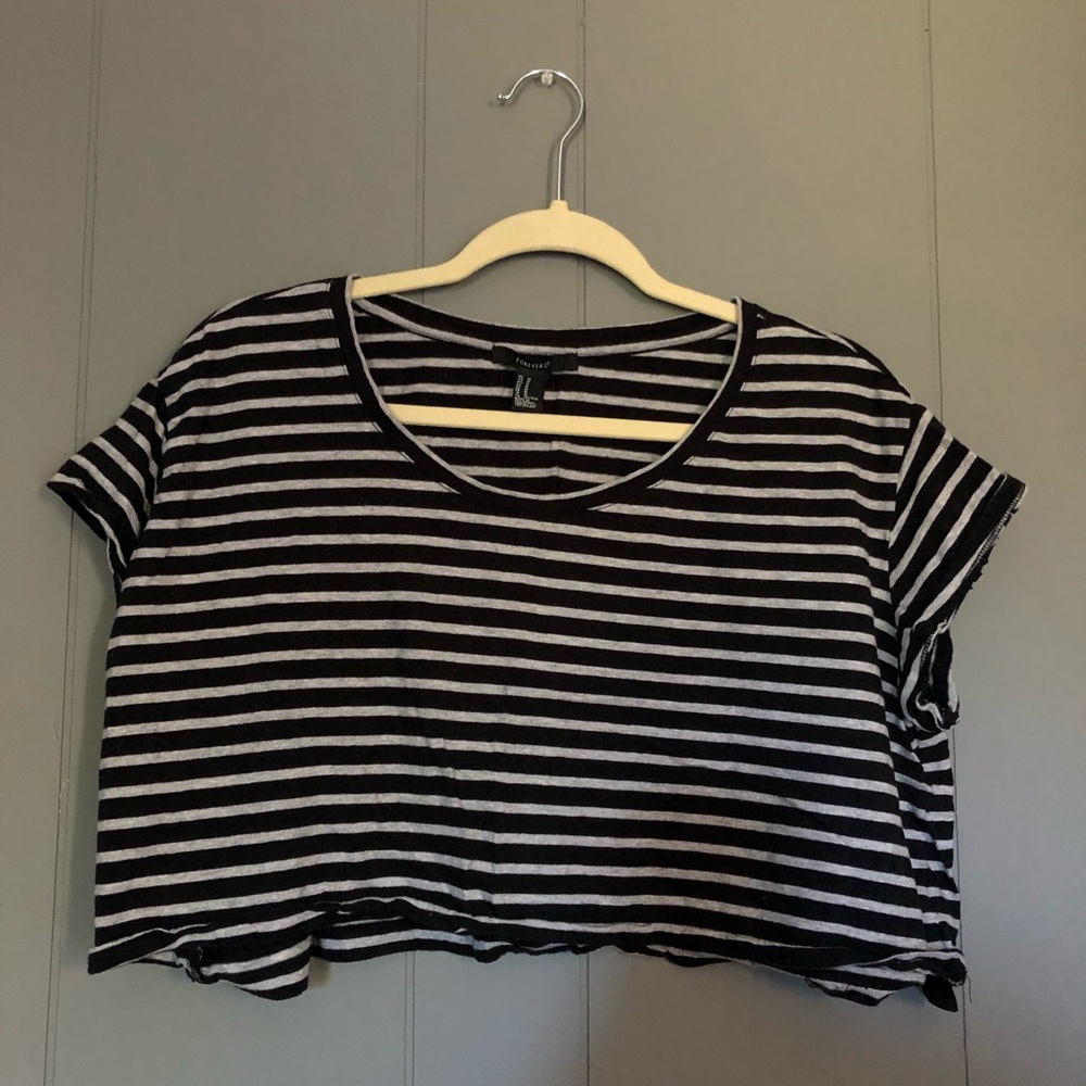 Stripped crop top
